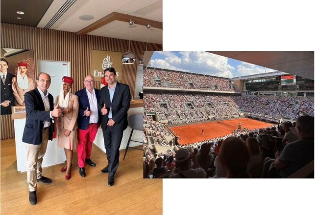 A Day at Roland-Garros with Emirates