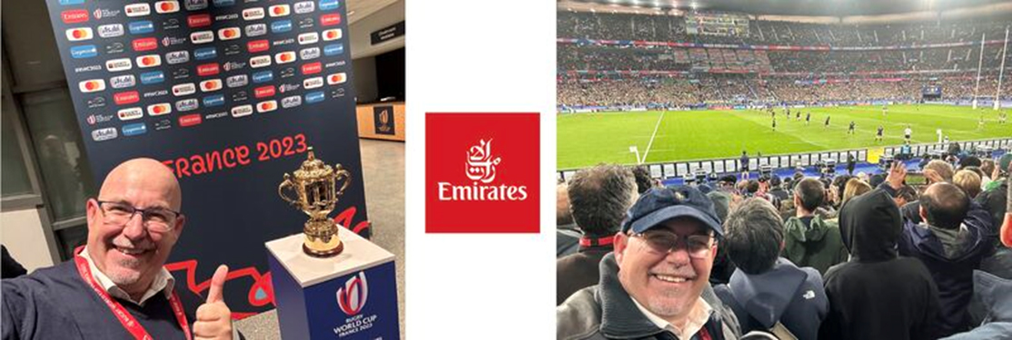 Invitation to the 2023 Rugby World Cup Final with Emirates